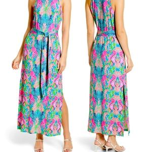 🌸Lilly Pulitzer Monterrey Maxi Dress🌸 -Multi Reeflections Engineere
